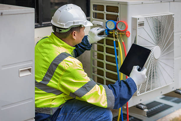 Professional Hvac technician working in Tolland, CT